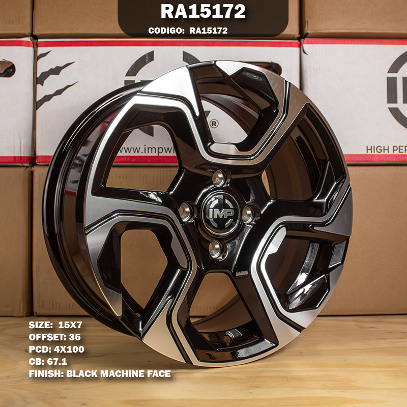 Rin R: 15 - 4-100 - 5 -  - 15X7 con barrenación 4-100