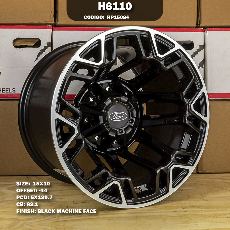 Rin R: 15 - 5-139.7 - 59 - H6110 - 15X10 con barrenación 5-139.7