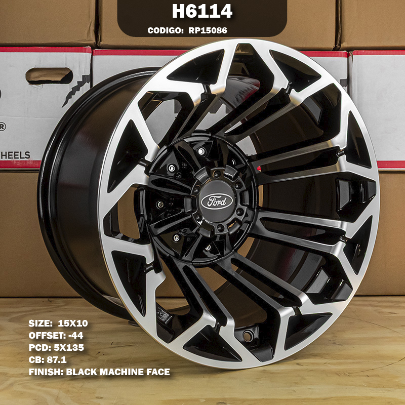 Rin R: 15 - 5-135 - 61 - H6114 - 15X10 con barrenación 5-135