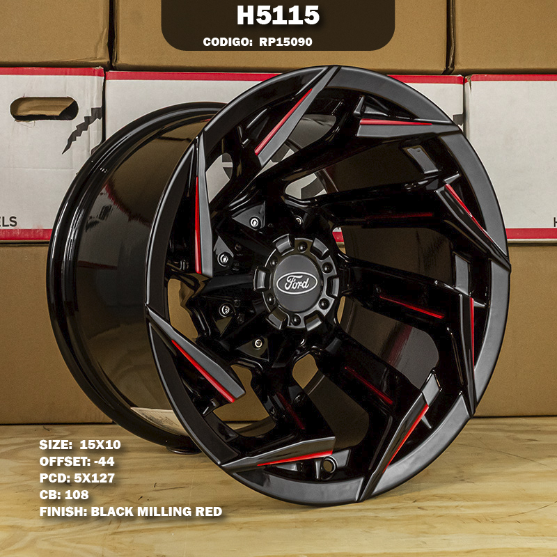 Rin R: 15 - 5-127 - 63 - H5115 - 15X10 con barrenación 5-127