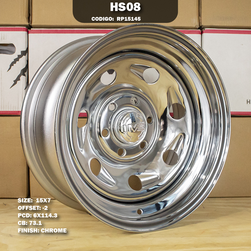 Rin R: 15 - 6-114.3 - 35 - HS08 - 15X7 con barrenación 6-114.3