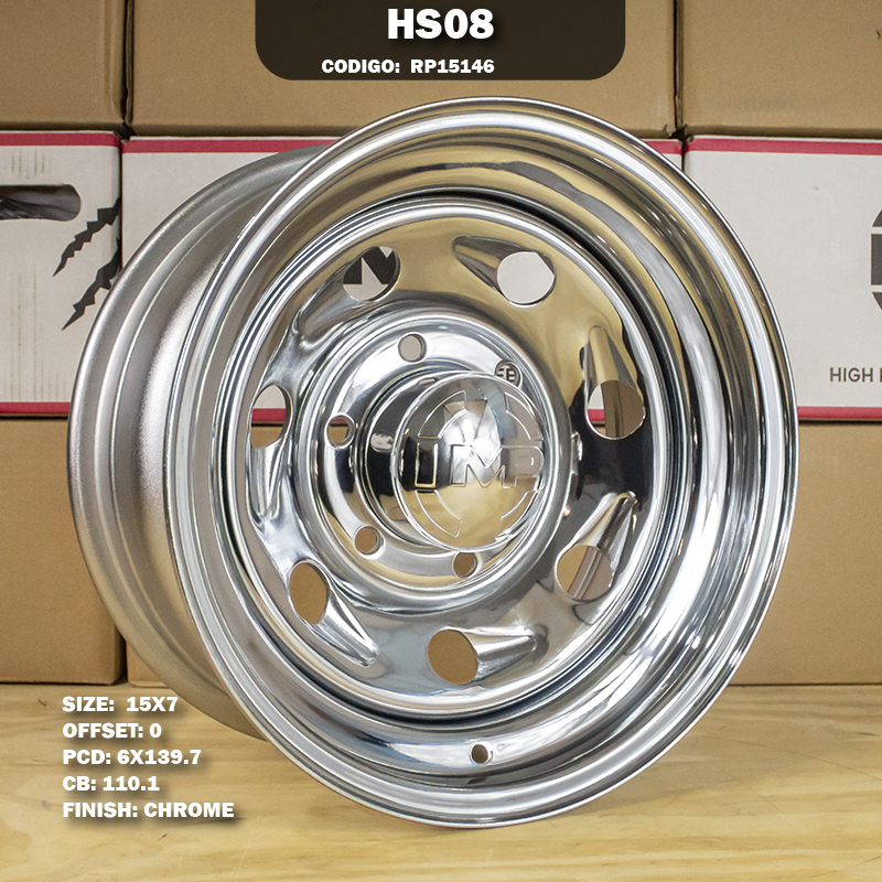 Rin R: 15 - 6-139.7 - 36 - HS08 - 15X7 con barrenación 6-139.7