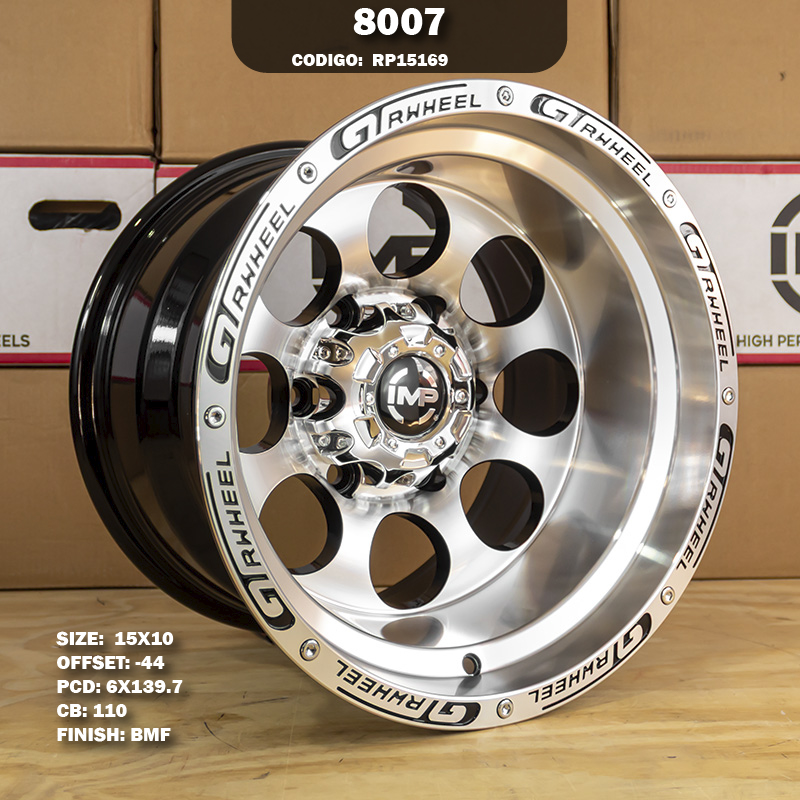 Rin R: 15 - 6-139.7 - 67 - 8007 - 15X10 con barrenación 6-139.7