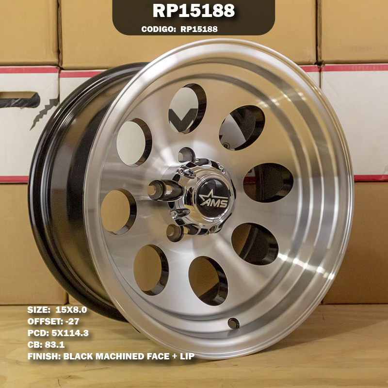 R: 15 - 5-114.3 - 24 - QT1050 - 15X8