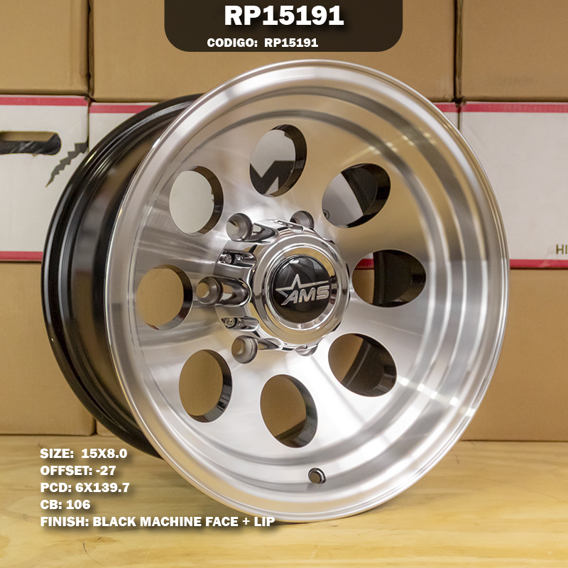R: 15 - 6-139.7 - 25 - QT1050 - 15X8