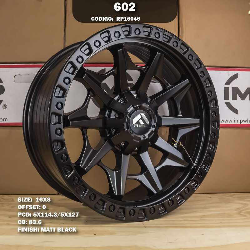 R: 16 - 5-114.3 | 5-127 - 20 - 602 - 16X8