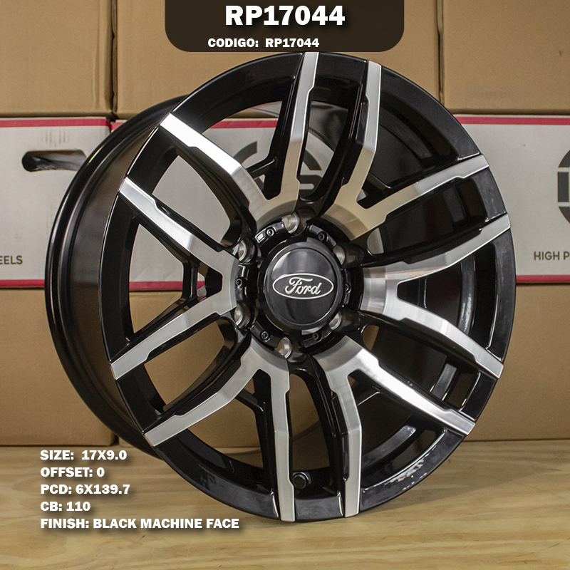 Rin R: 17 - 6-139.7 - 117 -  - 17X9 con barrenación 6-139.7